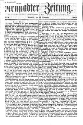 Neustadter Zeitung Dienstag 20. November 1866