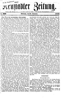 Neustadter Zeitung Mittwoch 28. November 1866