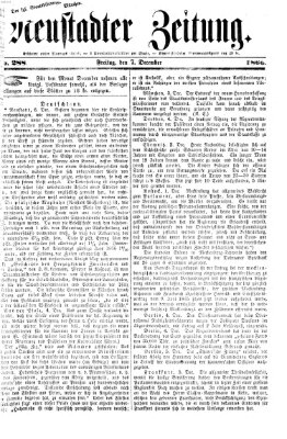 Neustadter Zeitung Freitag 7. Dezember 1866