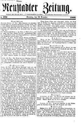 Neustadter Zeitung Sonntag 16. Dezember 1866