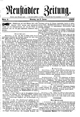 Neustadter Zeitung Sonntag 6. Januar 1867