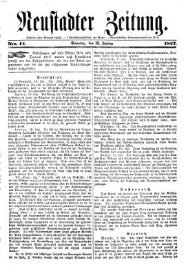 Neustadter Zeitung Sonntag 13. Januar 1867