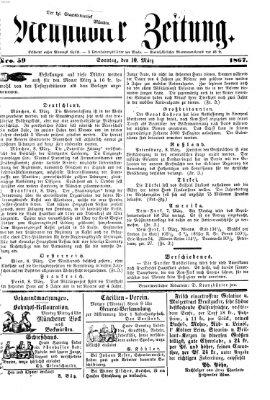 Neustadter Zeitung Sonntag 10. März 1867