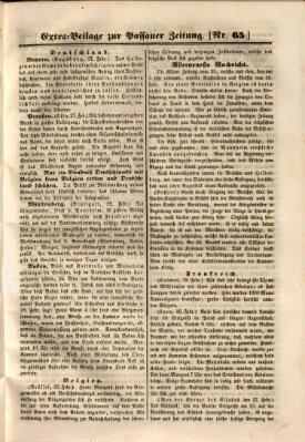 Passauer Zeitung Sonntag 5. März 1848