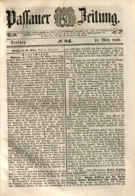 Passauer Zeitung Freitag 24. März 1848
