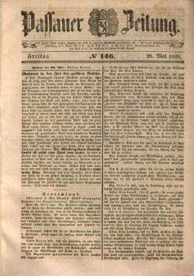 Passauer Zeitung Freitag 26. Mai 1848