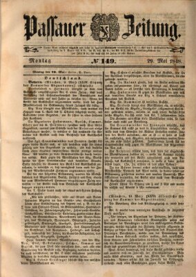 Passauer Zeitung Montag 29. Mai 1848