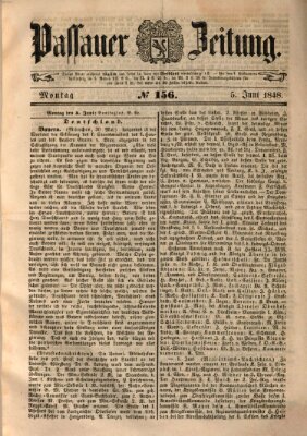 Passauer Zeitung Montag 5. Juni 1848