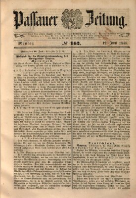 Passauer Zeitung Montag 12. Juni 1848