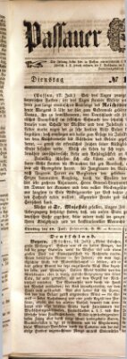 Passauer Zeitung Dienstag 18. Juli 1848