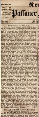 Neue Passauer Zeitung (Passauer Zeitung) Freitag 27. Oktober 1848