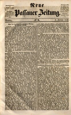 Neue Passauer Zeitung (Passauer Zeitung) Montag 8. Januar 1849