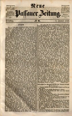 Neue Passauer Zeitung (Passauer Zeitung) Dienstag 9. Januar 1849