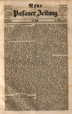 Neue Passauer Zeitung (Passauer Zeitung) Dienstag 6. März 1849