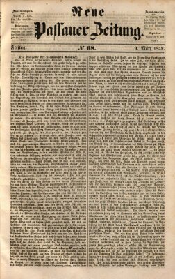 Neue Passauer Zeitung (Passauer Zeitung) Freitag 9. März 1849