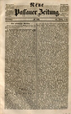 Neue Passauer Zeitung (Passauer Zeitung) Dienstag 13. März 1849