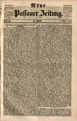 Neue Passauer Zeitung (Passauer Zeitung) Freitag 4. Mai 1849