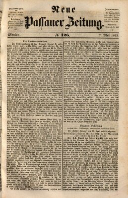 Neue Passauer Zeitung (Passauer Zeitung) Montag 7. Mai 1849