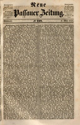 Neue Passauer Zeitung (Passauer Zeitung) Mittwoch 9. Mai 1849