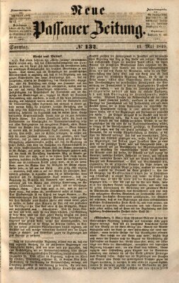 Neue Passauer Zeitung (Passauer Zeitung) Sonntag 13. Mai 1849