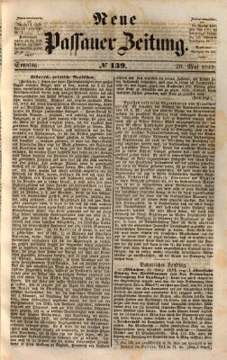 Neue Passauer Zeitung (Passauer Zeitung) Sonntag 20. Mai 1849