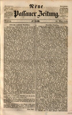 Neue Passauer Zeitung (Passauer Zeitung) Montag 21. Mai 1849