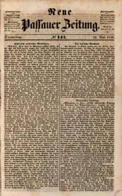 Neue Passauer Zeitung (Passauer Zeitung) Donnerstag 24. Mai 1849