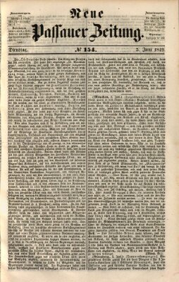 Neue Passauer Zeitung (Passauer Zeitung) Dienstag 5. Juni 1849