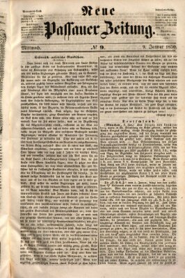 Neue Passauer Zeitung (Passauer Zeitung) Mittwoch 9. Januar 1850