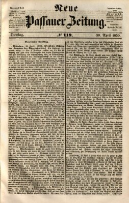 Neue Passauer Zeitung (Passauer Zeitung) Dienstag 30. April 1850