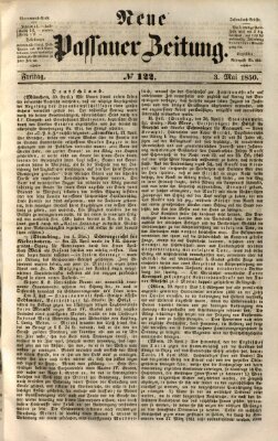 Neue Passauer Zeitung (Passauer Zeitung) Freitag 3. Mai 1850