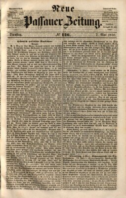 Neue Passauer Zeitung (Passauer Zeitung) Dienstag 7. Mai 1850