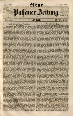 Neue Passauer Zeitung (Passauer Zeitung) Sonntag 12. Mai 1850