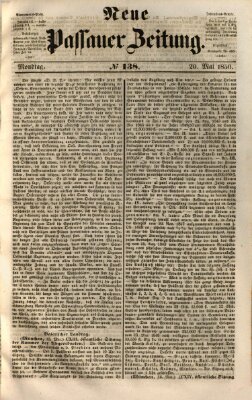 Neue Passauer Zeitung (Passauer Zeitung) Montag 20. Mai 1850