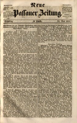 Neue Passauer Zeitung (Passauer Zeitung) Samstag 25. Mai 1850