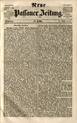 Neue Passauer Zeitung (Passauer Zeitung) Samstag 8. Juni 1850