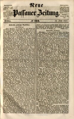 Neue Passauer Zeitung (Passauer Zeitung) Freitag 14. Juni 1850