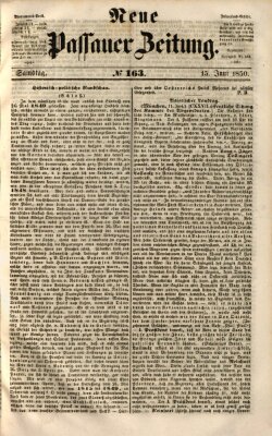 Neue Passauer Zeitung (Passauer Zeitung) Samstag 15. Juni 1850