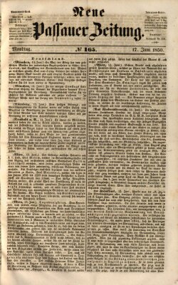 Neue Passauer Zeitung (Passauer Zeitung) Montag 17. Juni 1850