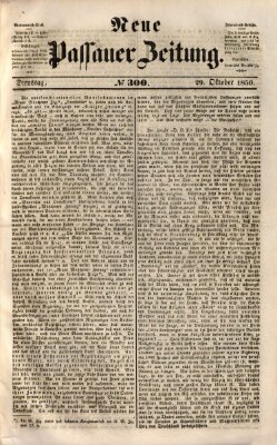 Neue Passauer Zeitung (Passauer Zeitung) Dienstag 29. Oktober 1850