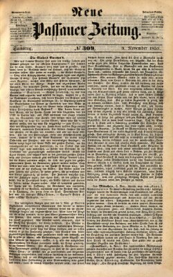 Neue Passauer Zeitung (Passauer Zeitung) Samstag 9. November 1850