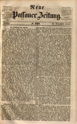 Neue Passauer Zeitung (Passauer Zeitung) Freitag 22. November 1850