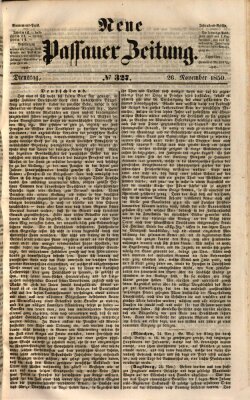 Neue Passauer Zeitung (Passauer Zeitung) Dienstag 26. November 1850