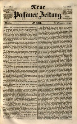 Neue Passauer Zeitung (Passauer Zeitung) Montag 2. Dezember 1850