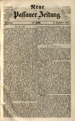 Neue Passauer Zeitung (Passauer Zeitung) Sonntag 8. Dezember 1850