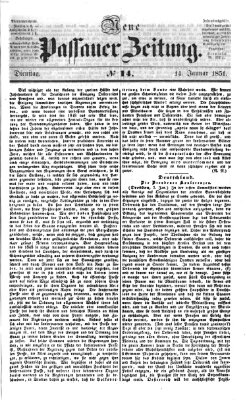 Neue Passauer Zeitung (Passauer Zeitung) Dienstag 14. Januar 1851