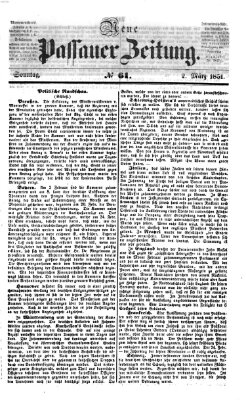 Neue Passauer Zeitung (Passauer Zeitung) Sonntag 2. März 1851