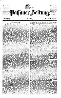 Neue Passauer Zeitung (Passauer Zeitung) Samstag 8. März 1851