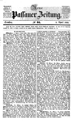 Neue Passauer Zeitung (Passauer Zeitung) Samstag 5. April 1851