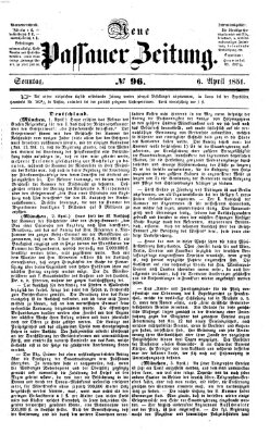 Neue Passauer Zeitung (Passauer Zeitung) Sonntag 6. April 1851